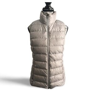 Eddie Bauer Women's Quilted Down Puffer Vest - Light Gray Size XS